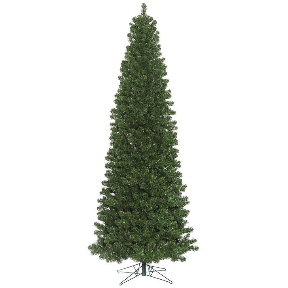 12' Oregon Slim Christmas Tree - Prelit 9.5' x 47"- Warm White — view 5