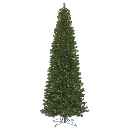 14' Oregon Slim Christmas Tree - Prelit 9.5' x 47"- Warm White — view 6