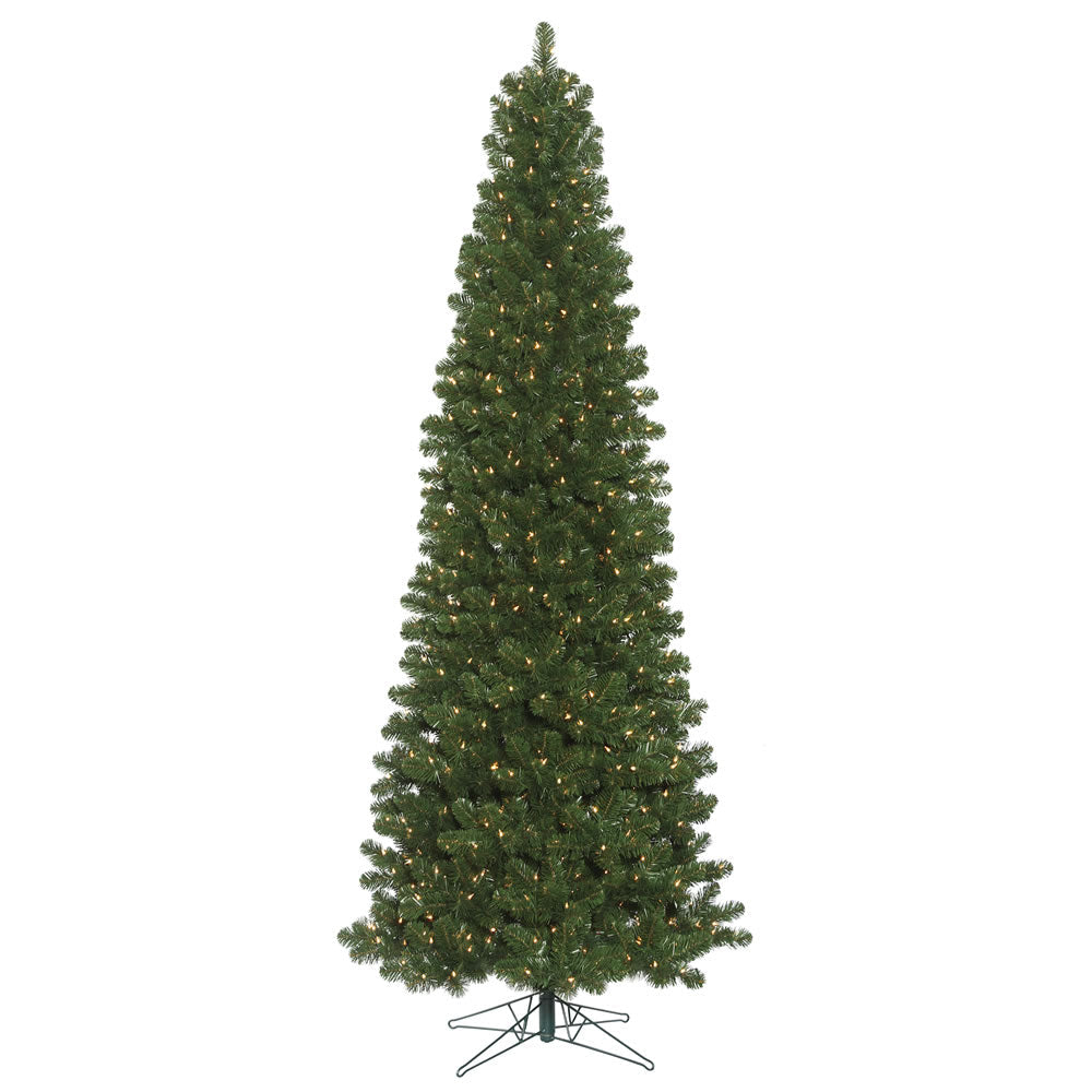 9.5' x 47" Oregon Slim Christmas Tree - 900 Warm White Lights 9.5' x 47"- Warm White — view 6