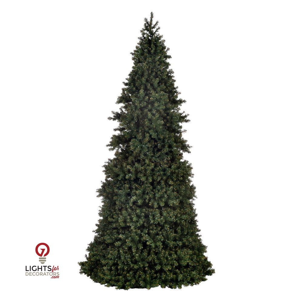 Grand Teton Commercial Tower Tree -  Warm White - Coaxial Lights (14' - 40')