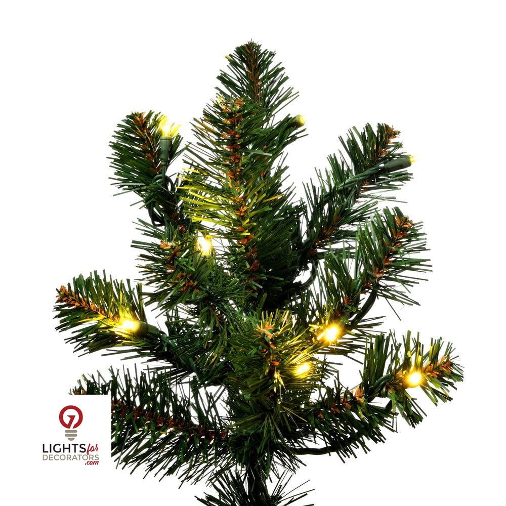 Grand Teton Commercial Tower Tree -  Warm White - Coaxial Lights (14' - 40')
