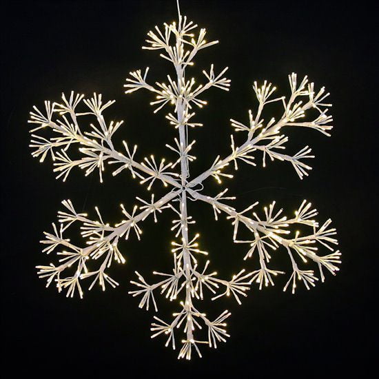 36" Sparkler Snowflake - Warm White