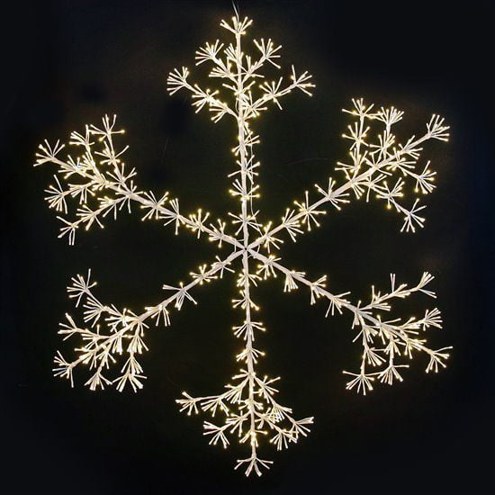 60" Sparkler Snowflake - Warm White