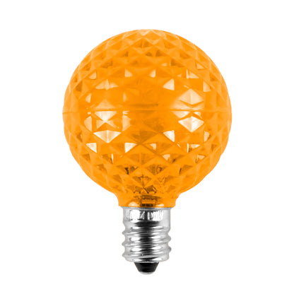 Pink LED G40 - TrueLit Pro Faceted Bulb Pink — view 3