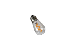 LED Edison - Style Patio Bulb - Lightning Filament - Warm White