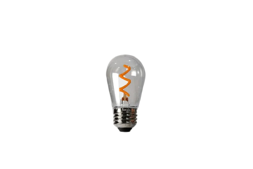 LED Edison - Style Patio Bulb - Lightning Filament - Warm White
