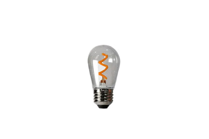 LED Edison - Style Patio Bulb - Lightning Filament - Warm White – Box of 25 — view 4