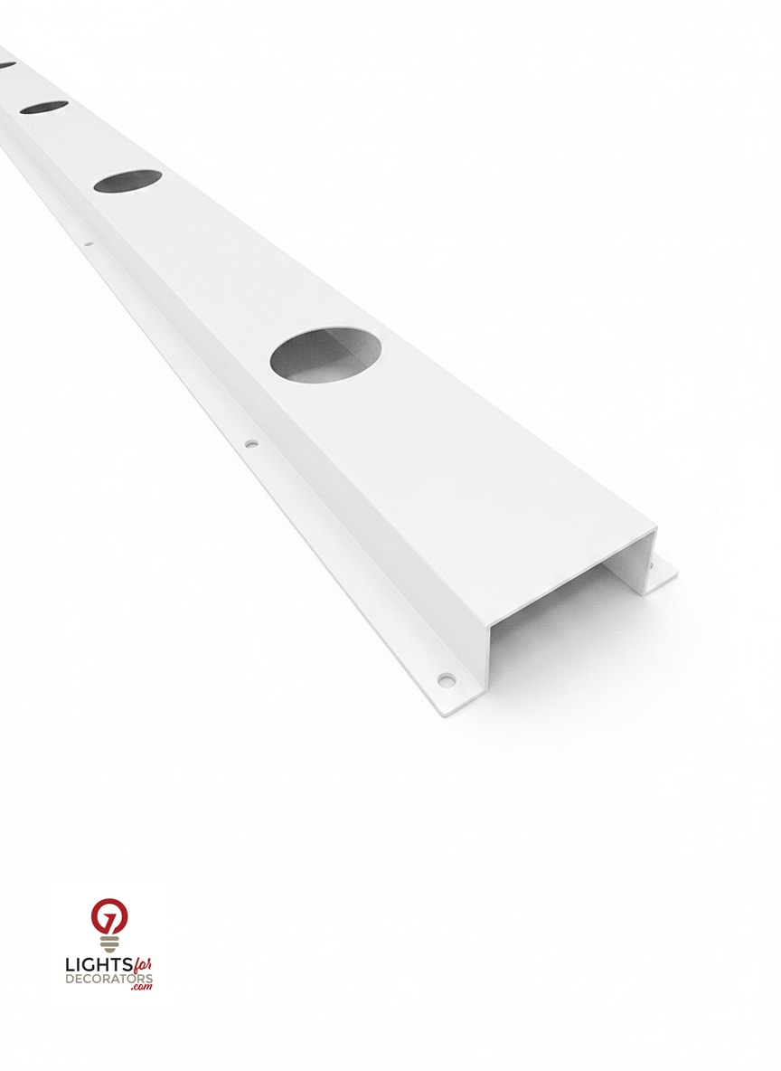 OMNI - Single Hat Track (40") - 9003 Standard White