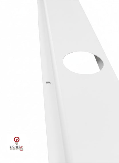 OMNI - Single Hat Track (40") - 9003 Standard White