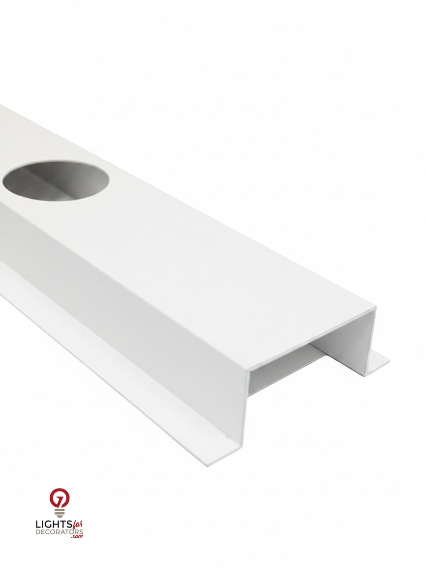 OMNI - Single Hat Track (40") - 9003 Standard White