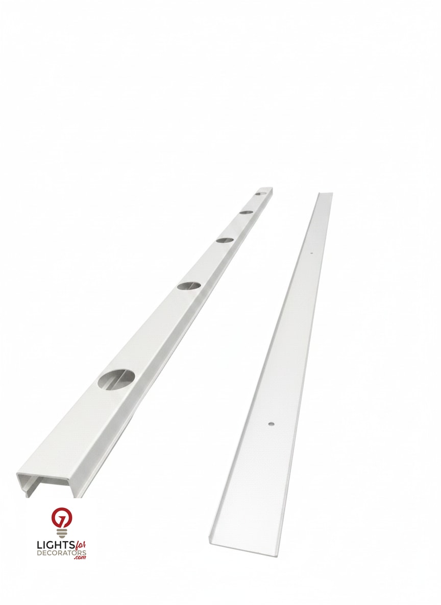 OMNI Double Track - 40" - White Aluminum