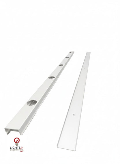 OMNI Double Track - 40" - White Aluminum
