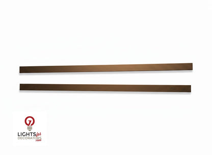 OMNI - Solid (No Holes) 2-Piece Concealment Track (40)" - 8022 Bronze