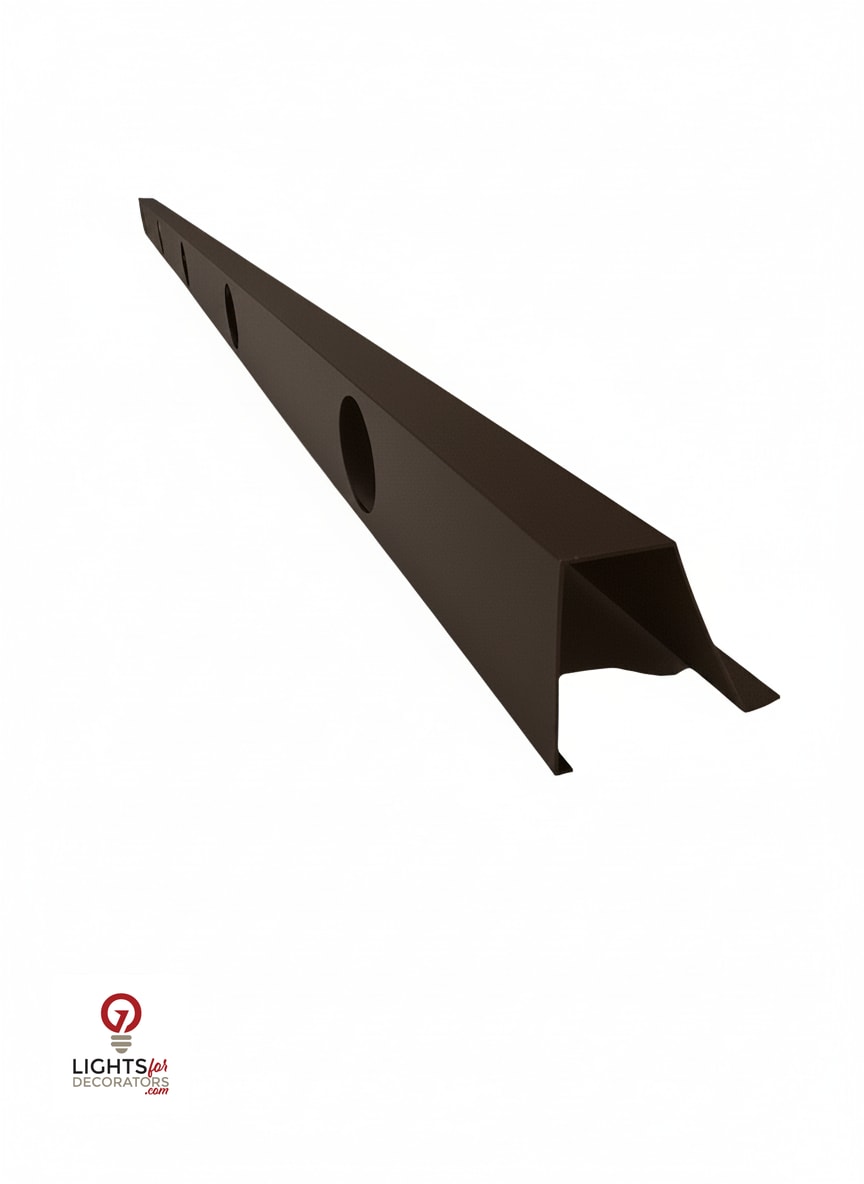 OMNI 90 Degree Parapet Track - 40" - Dark Brown