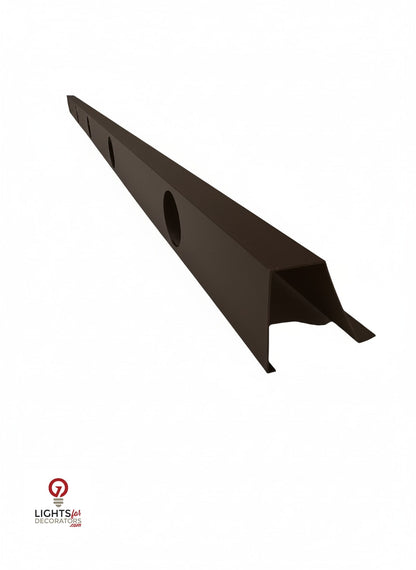 OMNI 90 Degree Parapet Track - 40" - Dark Brown