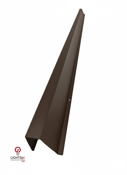 OMNI 90 Degree Parapet Track - 40" - Dark Brown