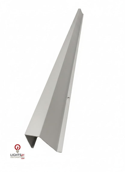OMNI 90 Degree Parapet Track - 40" - Gray Aluminum
