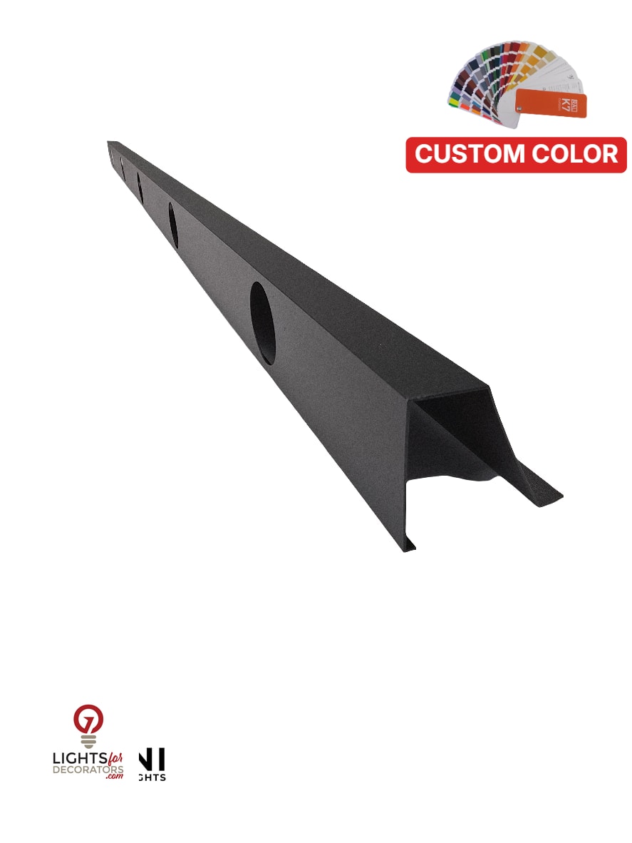 OMNI 90 Degree Parapet Track - 40" - Custom Color