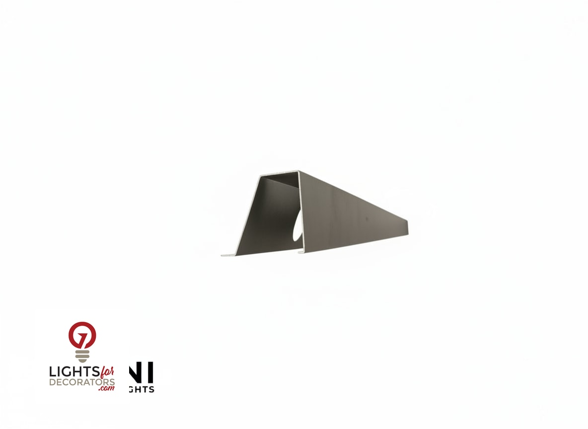 OMNI 35 Degree Angled Parapet Track - 40" - Grey