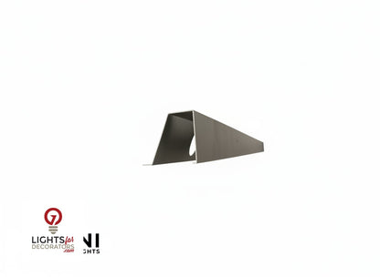 OMNI 35 Degree Angled Parapet Track - 40" - Grey