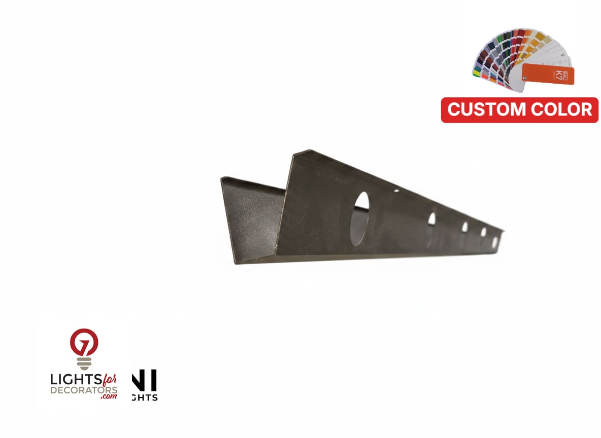 OMNI 35 Degree Angled Parapet Track - 40" - Custom Color