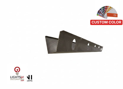 OMNI 35 Degree Angled Parapet Track - 40" - Custom Color