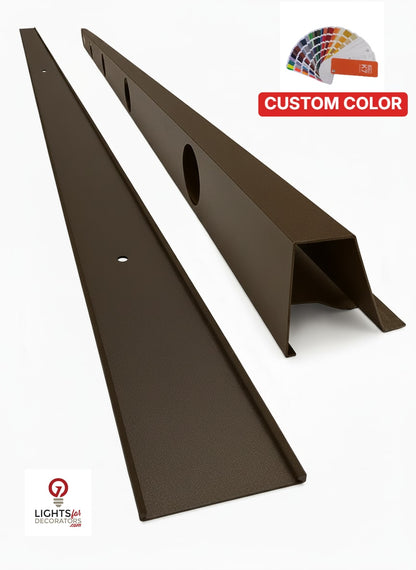 OMNI 90 Degree Parapet Track - 2 piece - 40" - Custom Color