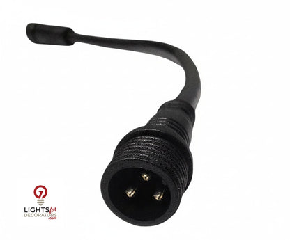 OMNI Accessory - Converter from Enhanced Connector (Male) to Shielded Connector (Female) - 12"