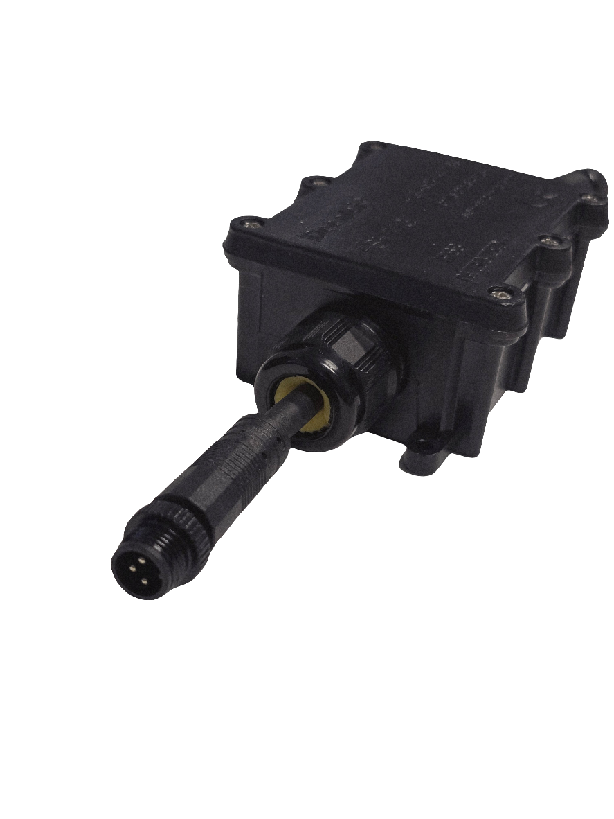 OMNI RGB - Direct Burial Data Booster inside of a waterproof Box