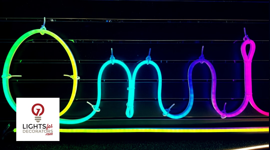 OMNI Neon Strip Series - Tube Neon Sleeve - IP68 - 196" in Length, 150 Lights - 24 Volts