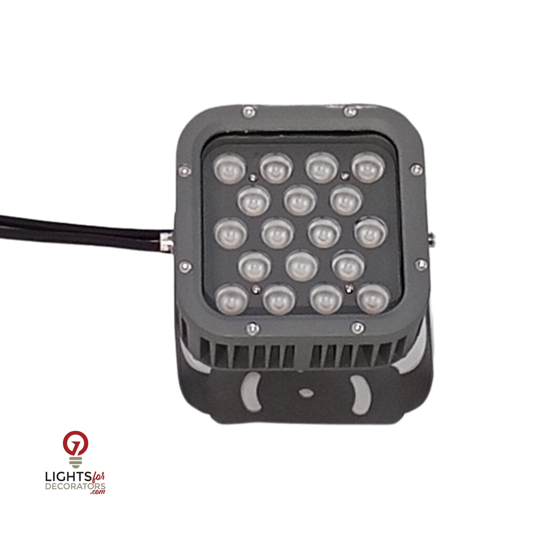 OMNI Landscape - Wash Light - 18 LED - RGBW (3000K) - 18 Watt - 15° - 24 Volt