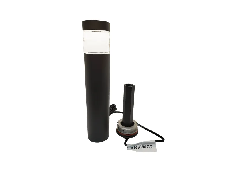 Lumien Modular Flat Top Bollard Path / Area Light - Black Finished Aluminum