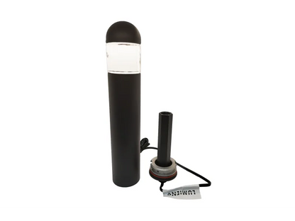 Lumien Modular Rounded Top Bollard Path / Area Light - Bronze Finished Aluminum — view 2