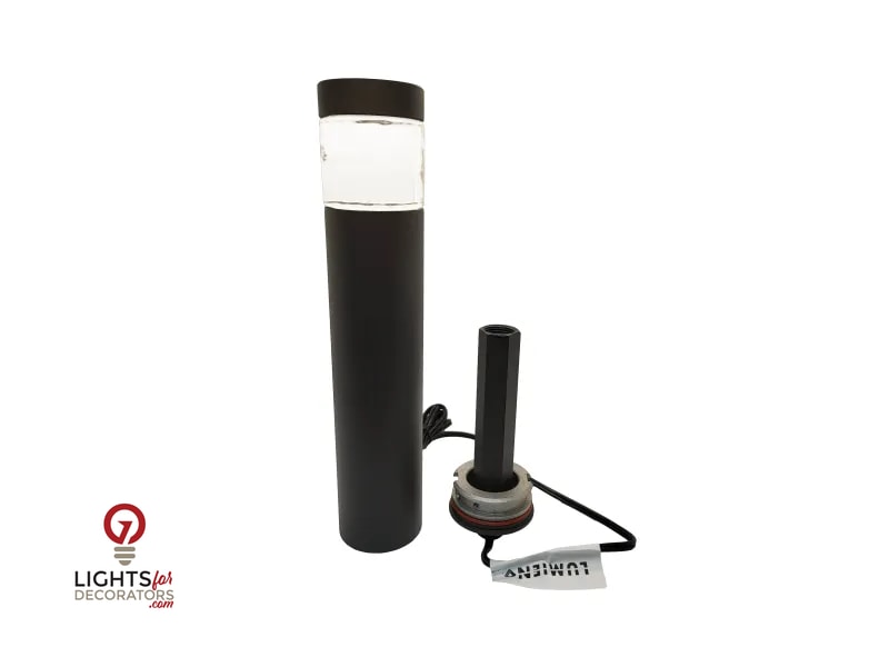 Lumien Modular Rounded Top Bollard Path / Area Light - Bronze Finished Aluminum
