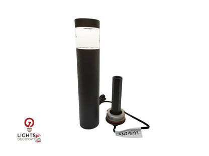 Lumien Modular Rounded Top Bollard Path / Area Light - Bronze Finished Aluminum