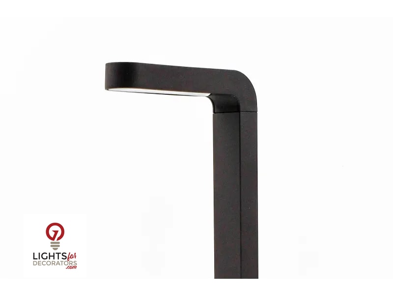Lumien Modular L-Shape Path / Area Light - Black - Aluminum (6 Watt, 3000K)