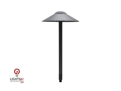 Lumien Integrated LED Bubble Hat Path / Area Light - Bronze - Aluminum (4 Watt, 3000K)