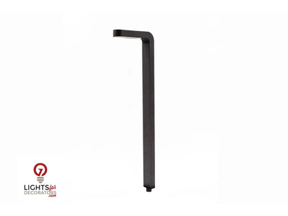 Lumien Pro L-Shape Path Light - Bronze Finished Aluminum (6 Watt, 2700-5700K + RGB)
