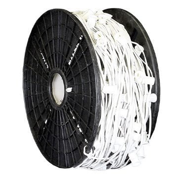 C9 Cord - SPT-1 - 1,000' Reel - 15" Socket Spacing - White