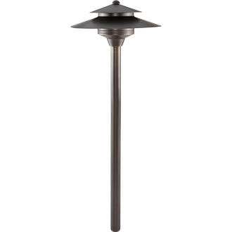 Andros (8.5") Brass Drop-In Path Light (Hat Only)