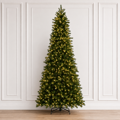 10' x 63" Brighton Pine Christmas Tree - 1,100 Warm White LED Lights 10' x 63"