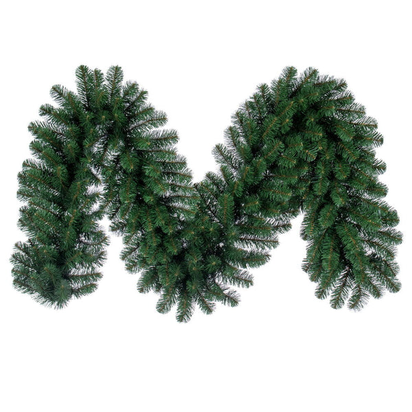 9' x 18" Deluxe Sequoia Fir Garland - UNLIT