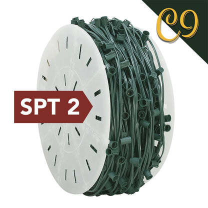 C9 Socket Cord - 1000ft spool - 34" Green 36"- 1000'- Green — view 1
