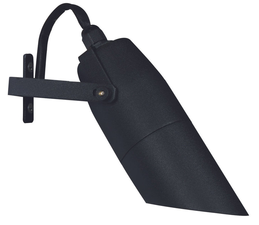 Aluminum Adjustable Down Light, Black, No Lamp
