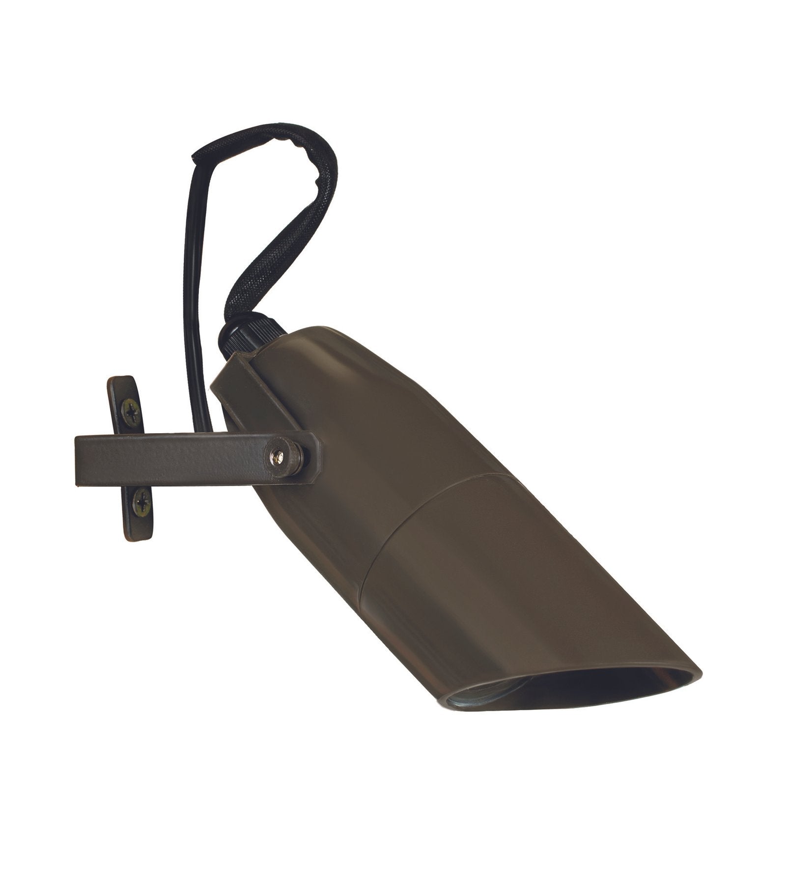 Aluminum Adjustable Down Light, Bronze, No Lamp — view 1