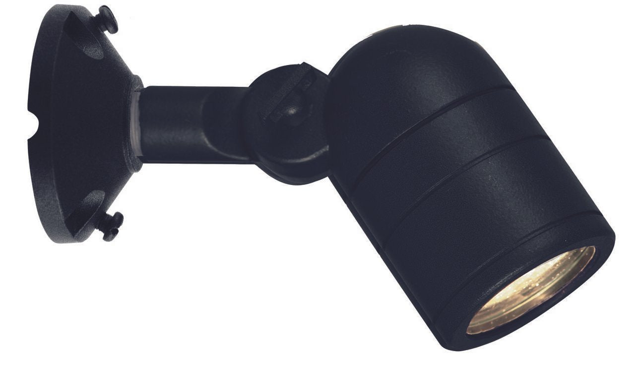Aluminum Bullet Down Light, Black, No Lamp — view 1