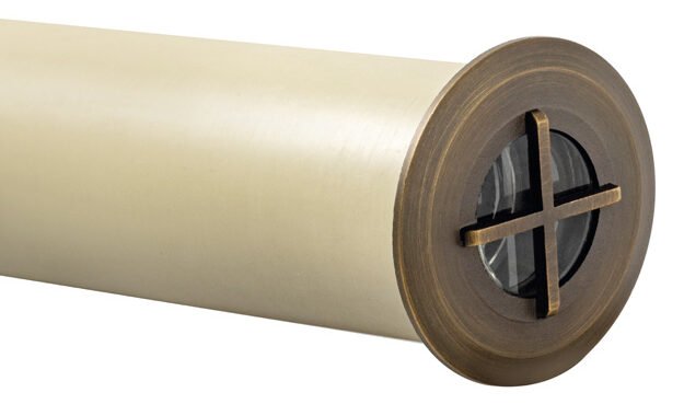 Brass Cross Light, Antique Bronze, 3W Integrated LED