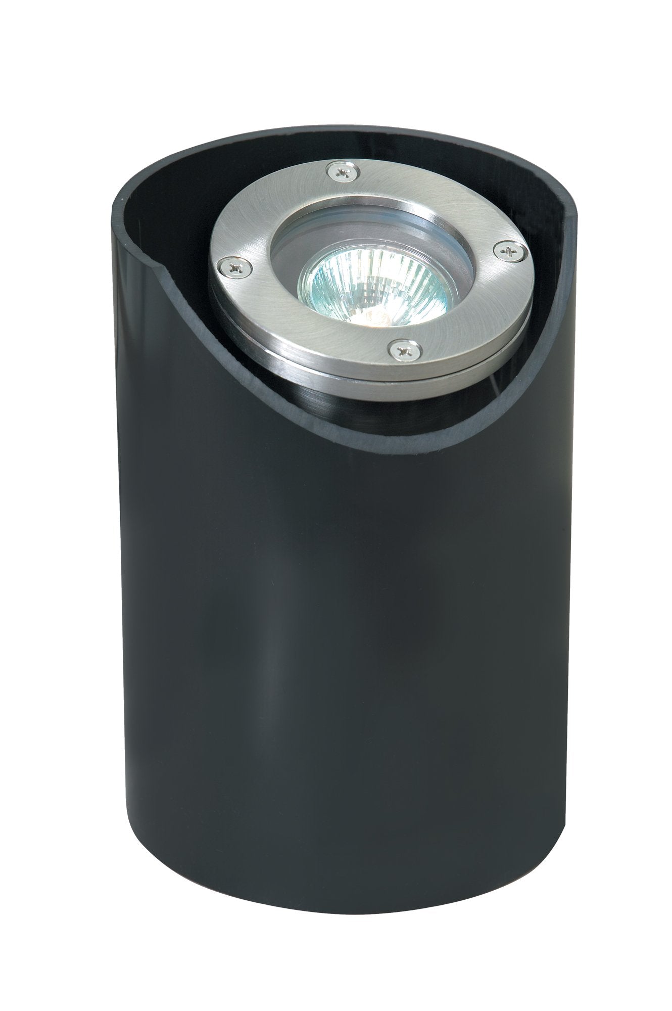 Stainless Steel Adjustable Lensed Well Light, 316 Marine Grade Stainless Steel, No Lamp — view 1