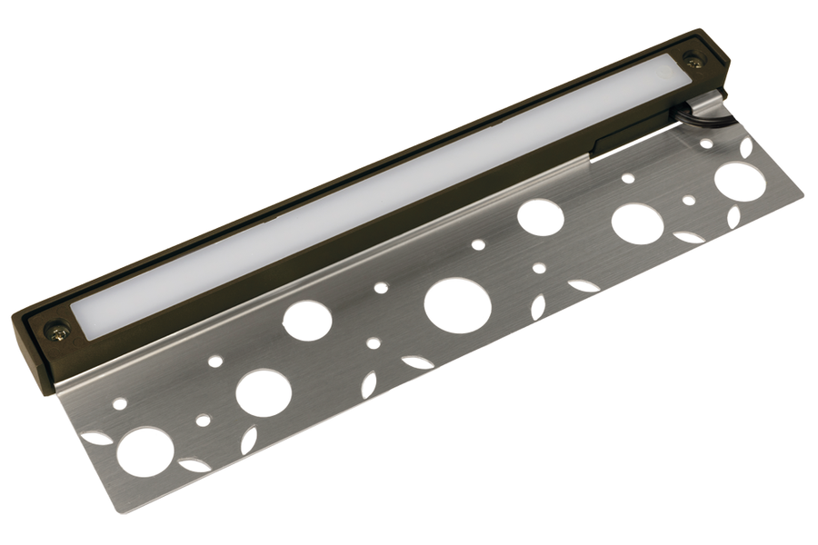 Aluminum 12" Large Rail Light 2700K/3000K Color Temp, Bronze, Integrated LED