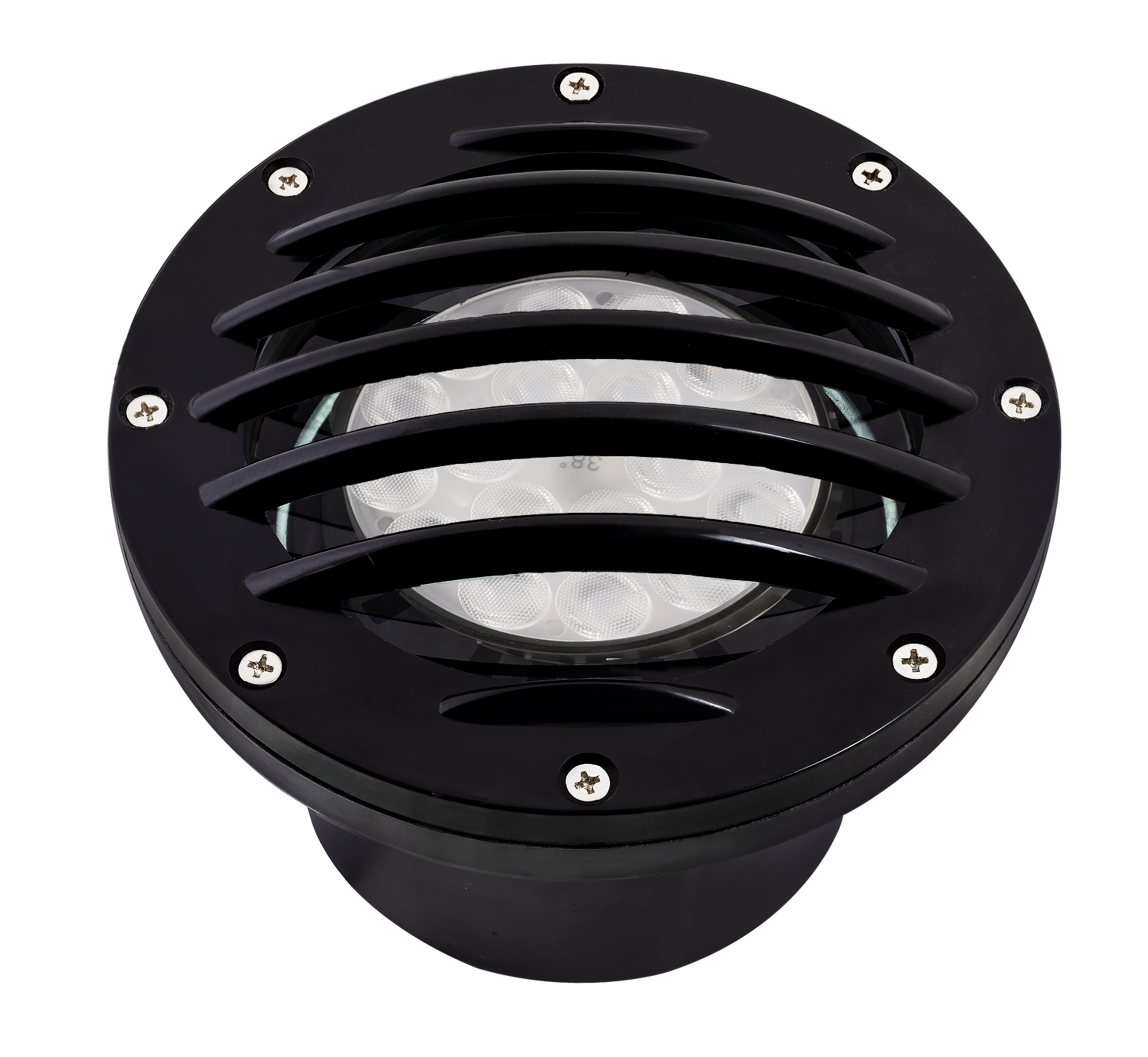 Composite Louvered PAR36 Well Light, , No Lamp — view 1